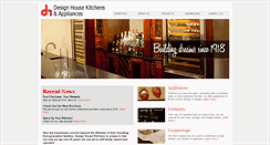 Desktop Screenshot of designhousekitchens.com